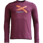 Zimtstern Фланелка с дълъг ръкав за колоездене Zimtstern Crewz Shirt L/S Fleece jumper - Windsor Wine (005-3987-0311)