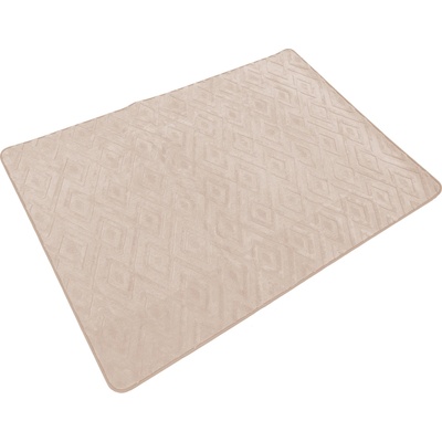 Takoy Koberec 120x170 vzor štvorce ecru-HT-00428 | 120 x 170 cm