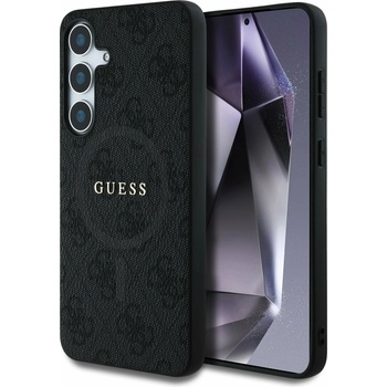 GUESS PU Leather 4G Colored Ring MagSafe Zadní Kryt pro Samsung Galaxy S25 Black Калъф за телефон Guess | Lilav | ЖЕНИ | UNI