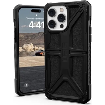 Urban Armor Gear Противоударен Калъф за iPhone 14 Pro Max, UAG Monarch Case, Черен (840283901867)