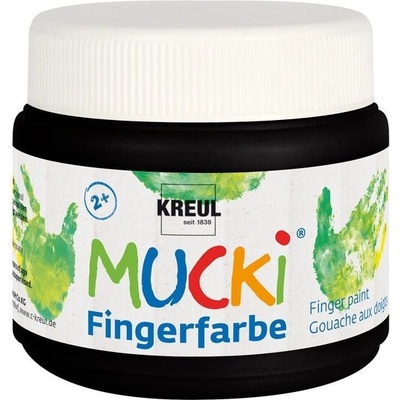 MUCKI Prstová farba 150 ml čierna