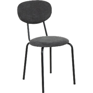 Carmen Трапезен стол dine - тъмносив m18 (3532446) - xmall