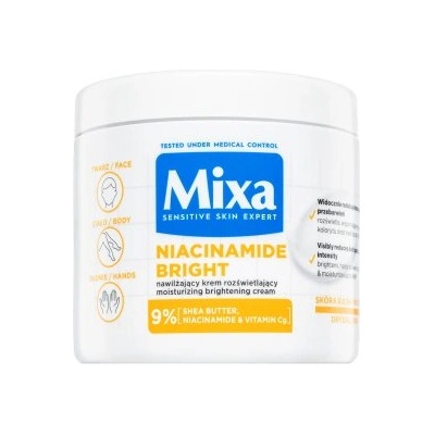 Mixa Niacinamide Bright хидратиращ крем Moisturising Anti-Dark Spot Cream 400 ml