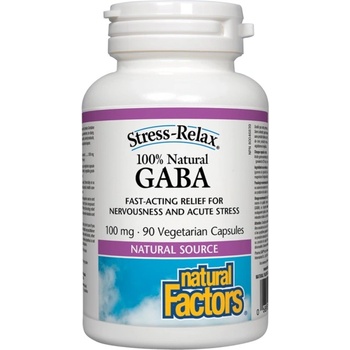Image 1 of Natural Factors GABA 100 mg [90 капсули]