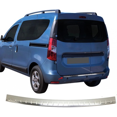Nerez kryt nákladovej hrany zadného nárazníka Omtec Dacia Doker 2012+ leštený
