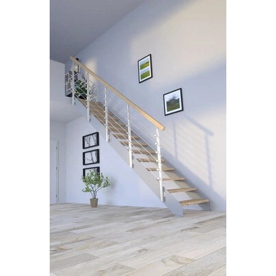 Pertura Libra Rustikálny dub bez podstupníc šedá rovné 107 cm 12/13