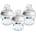 Tommee Tippee Natural Start Anti-Colic самостерилизиращо се бебешко шише Slow Flow 0m+ 3x150ml
