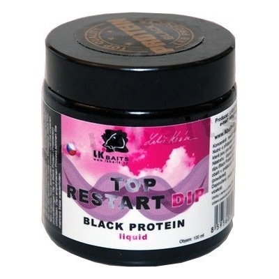 LK Baits Top Restart Dip Liquid Black Protein 100 ml