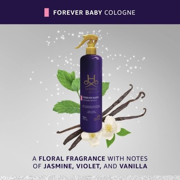 HYDRA groomers ПАРФЮМ forever baby, портокал, лотосов цвят, ябълка и сандалово дърво, за кучета и котки - 450 мл, Бразилия - 24422