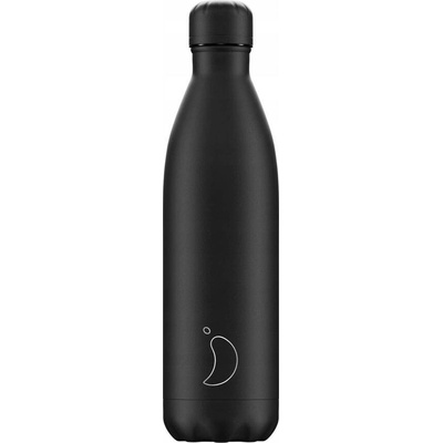 Chilly's termoska monochrome bottle 750 ml černý