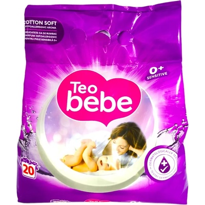 Teo bebe прах за бебешко дрехи, Лавандула, 20 пранета, 1.50кг
