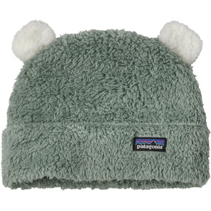 Patagonia Зимна шапка (beanie) Patagonia Baby's Furry Friends Hat Beanie - Cover Green - размер 6-12 Months (204-6610-1112)