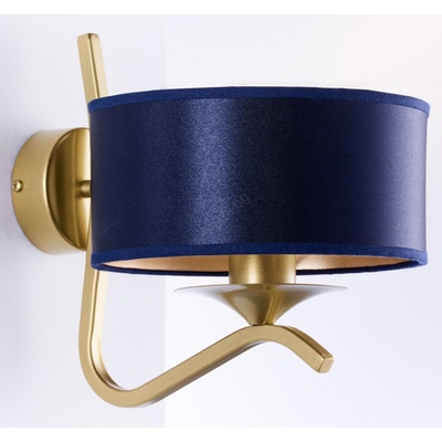 JUPITER 2115 - Настенна лампа KASZMIR 1xE27/15W/230V синя/златна (10702115)