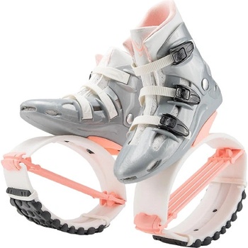 Kangoo Jumping Kangoo Boots -stříbro-oranžové