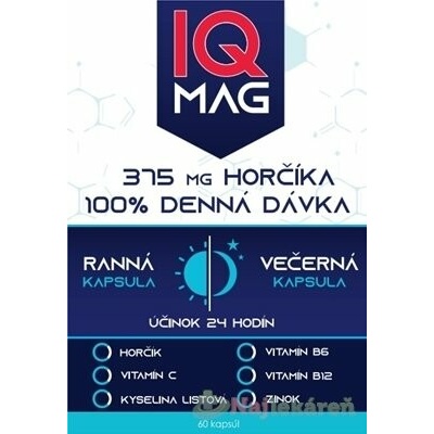 IQ MAG HOŘČÍK 375 mg 60 ks