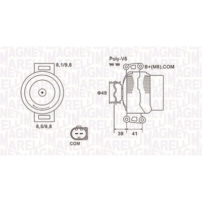 generátor MAGNETI MARELLI 063731953010