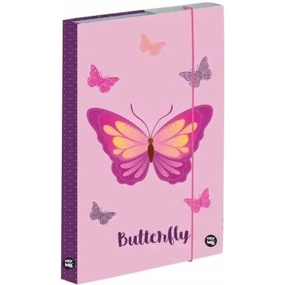 Oxybag priečinok s gumičkou na zošity A5 Butterfly