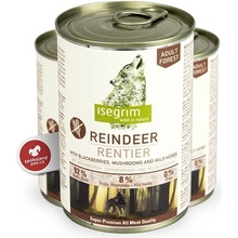 Isegrim Dog Adult Mono Reindeer pure with Blackberries, Champignons & Herbs 400 g