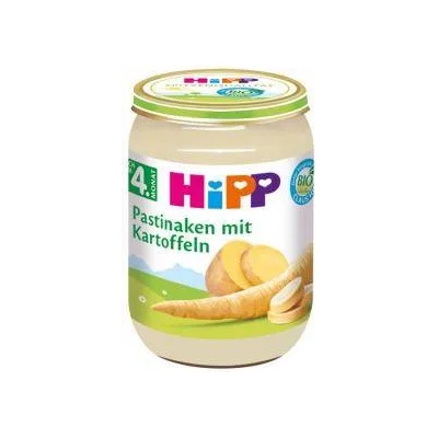 HiPP Био Зеленчуково пюре от пащърнак и картофи Hipp, 4+ месеца, 190 гр