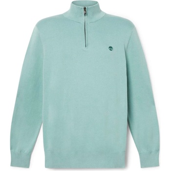Timberland Мъжки пуловер Timberland Williams River Cotton YD 1/4 Zip Sweater Jumper - Silver Blue (017-4094-0312)