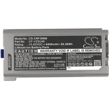 Cameron Sino Panasonic Toughbook CF-30, CF-31, CF-53 CF-VZSU46 10, 65V 8400mAh (CS-CRF30NB)