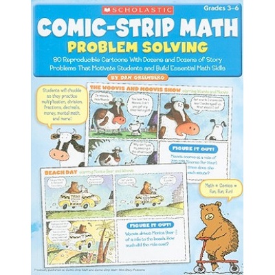 Comic-Strip Math: Problem Solving: 80 Reproducible Cartoons with Dozens and Dozens of Story Problems That Motivate Students and Build Essential Math S Greenberg DanPaperback