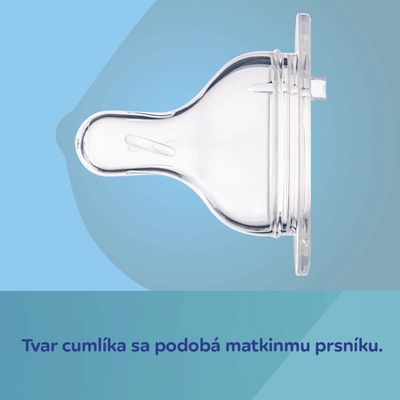 Canpol babies fľaša sa širokým hrdlom Bonjour Paris modrá 240ml