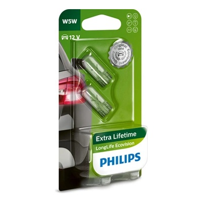 Philips Крушка, мигач philips w5w, 12v, 5w, 2 бр