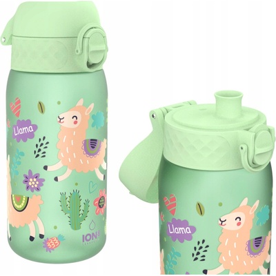 Ion8 lama zelená tesná pre deti bez BPA Recyclon 350 ml