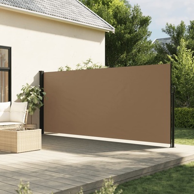 vidaXL Zatahovací boční markýza 160 x 500 cm taupe