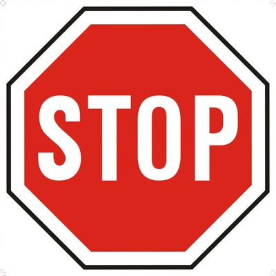 Podlahová značka - STOP, 50 cm