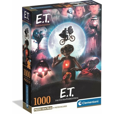 Clementoni Kultové filmy E.T. Mimozemšťan 1000 dielov