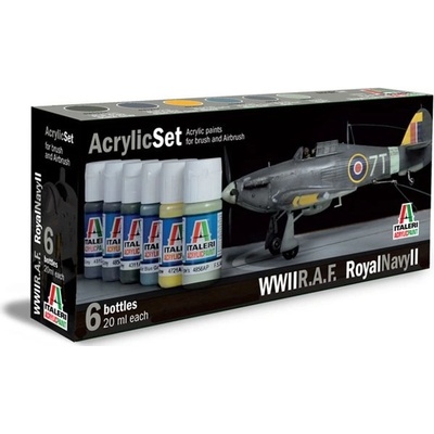 Italeri Sada farieb Acryl Set R.A.F./Royal Navy II