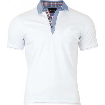 Versabe pánské polo tričko bílé VS-PO 1909