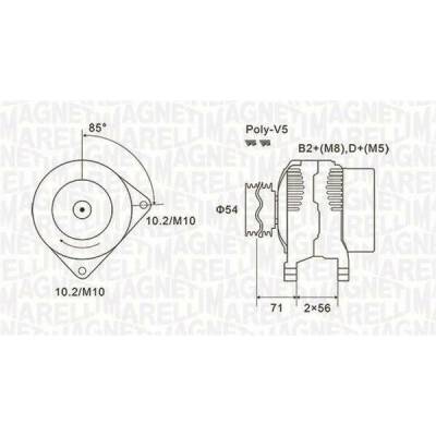 generátor MAGNETI MARELLI 063731833010