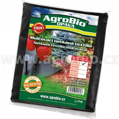 AgroBio netkaná textilie Profi 1,6 x 5 m 50 g/m² černá