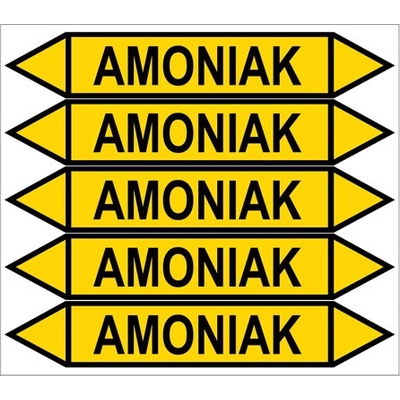 Značení potrubí, amoniak PZGL 007335 – Zbozi.Blesk.cz