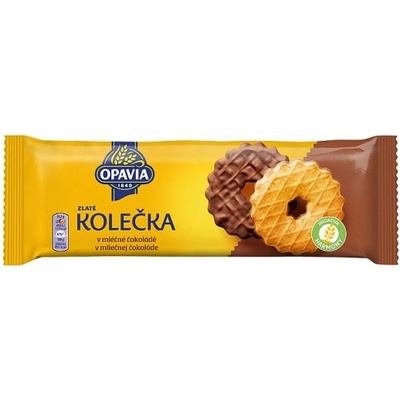 Opavia Zlaté Kolečka s maslovou príchuťou polomáčané sušienky 146 g