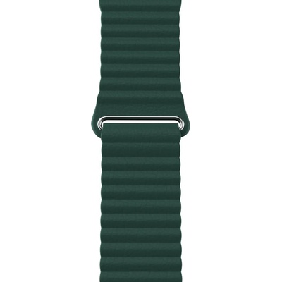 Next One Каишка Next One - Loop Leather, Apple Watch, 42/44 mm, Leaf Green (AW-4244-LTHR-GRN)
