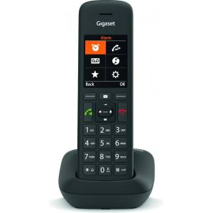 Gigaset Телефон Gigaset C575, черен (S30852-H2907-B101) Телефонни апарати