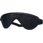  Висококачествена маска за очи, естествена кожа - Blindfold Black (DEVIL00016)
