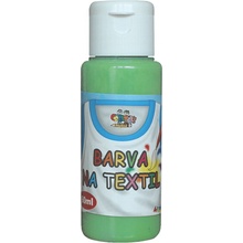 Creatoys Barva na textil 60 ml žluto zelená