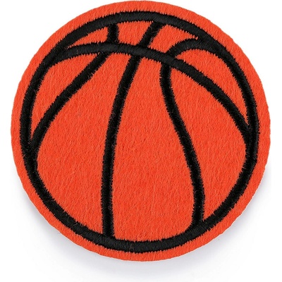 Nažehlovačka basketbalový míč - oranžová (10 ks)