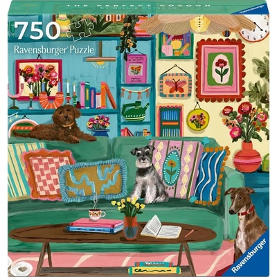 Ravensburger Пъзел Ravensburger от 750 части - Щастливо място, уютно място (12001543)