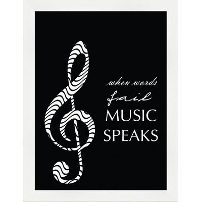 Music Speaks, 18x24 cm