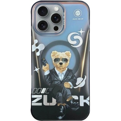 Zuck Bear Magsafe Калъф за iPhone 16, Zuck Bear Berlin Boss Mag Eins Suave Case, Черен (6974057396109)