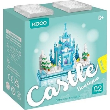 KOCO Stavebnice mini Zimní hrad 381 ks