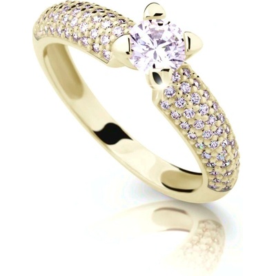 Cutie Jewellery prsteň zo žltého zlata so zirkónmi Z6884 2353 10 X 1