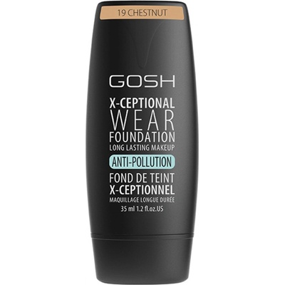 Gosh Copenhagen X-ceptional Wear Make-up Tekutý make-up 19 Chestnut 35 ml