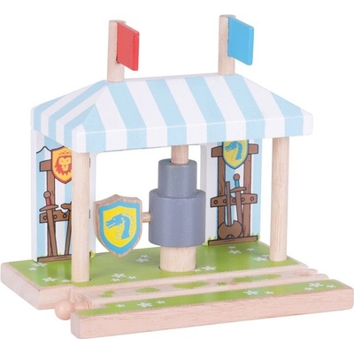 Dřevěná vláčkodráha Bigjigs Rail Rytířské kolbiště